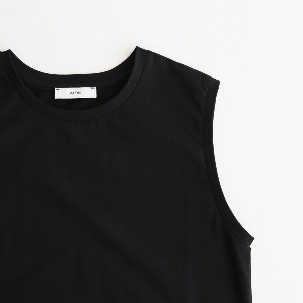 SUVIN 60/2 TANK TOP #BLACK [KKAGGM0014]
