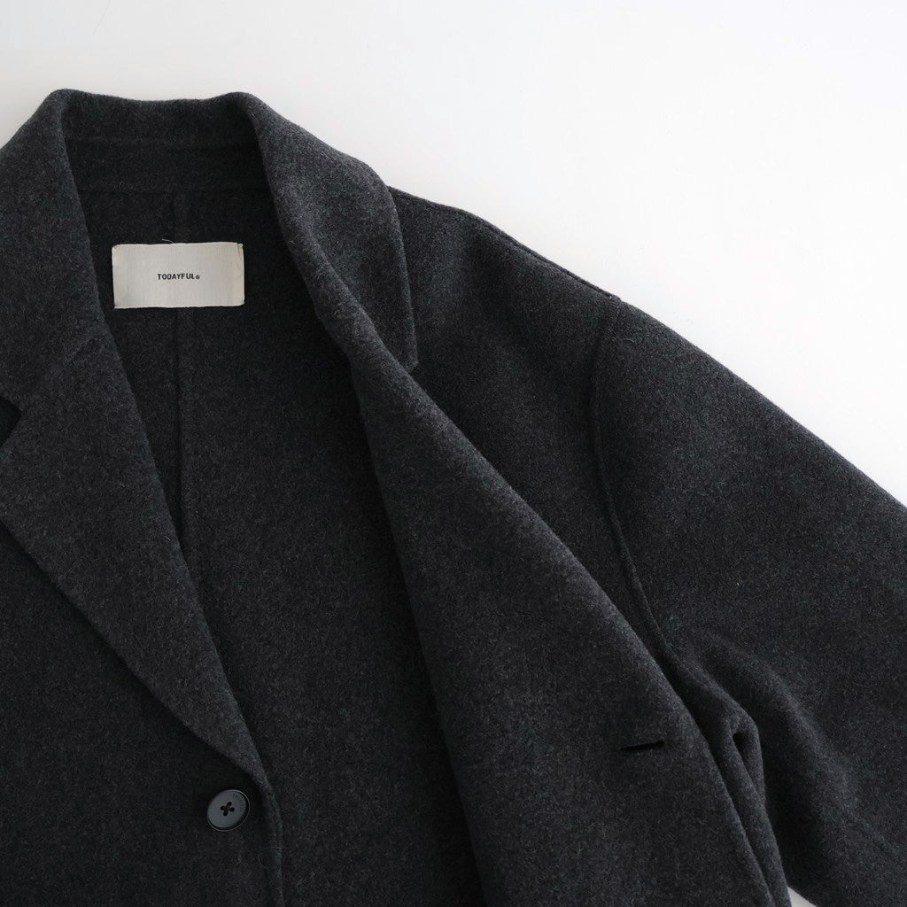 Wool Over Coat #C/GRY [12520006]