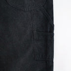 PRODUCT DYED ORGANIC COTTON DUCK PAINTER PANTS #FADED BLACK [A25AP03CD]