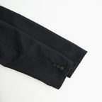 ウールポプリン 2ボタンジャケット #BLACK [HQ-J101-051]