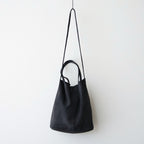 3WAY MEDIUM TOTE - OIL SUEDE #CHARCOAL [ML -1]