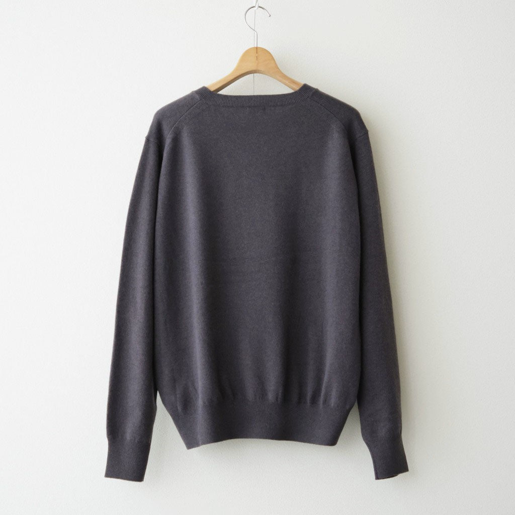 L/S V Neck #PURPLE [2603-009]