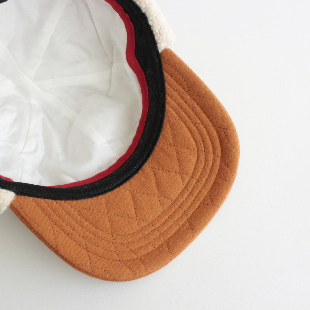 Rosette Flap Cap #Orange [N-1334]