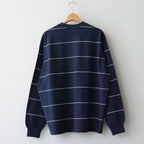 PIN BORDER L/S TEE #NAVY×WHITE [FSC263-70089]
