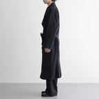 GARMENT-DYED TEXTURED CHINO COAT #BLACK [A26SC01MC]