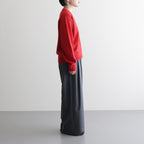 MERINO COLLEGE KNIT V-NECK SWEATER #RED(010) [KRAGGW0905]