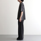 Wool Washer Tropical 2pleated Easy Trousers #CARBON [YK26SS01173P]