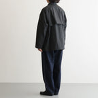 Short Zip Coat #CHARCOAL [13061503]
