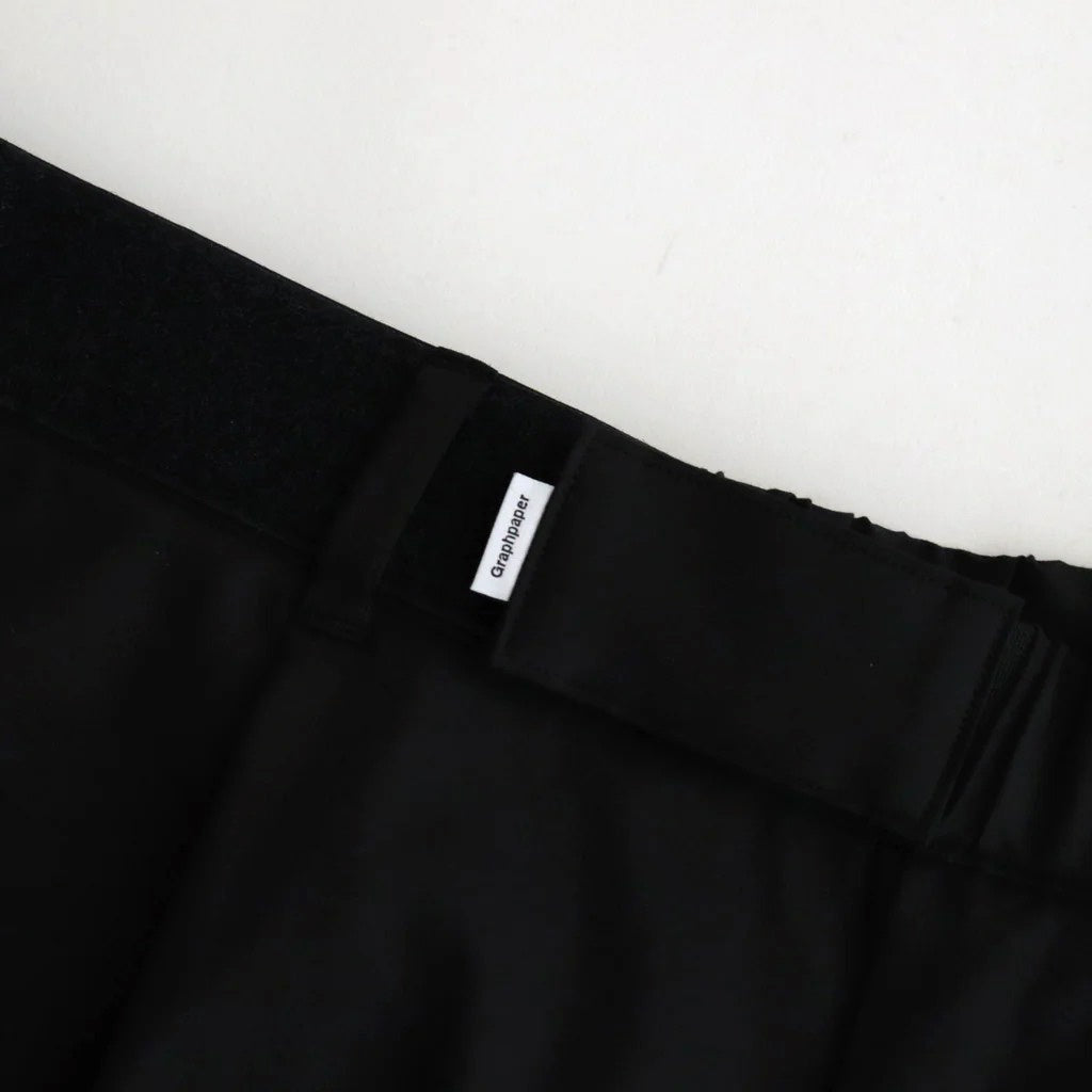 Solotex Twill Wide Chef Shorts #BLACK [GM261-40164B]