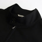 SUPER FINE TROPICAL WOOL ZIP BLOUSON #BLACK [A25SB01MT]