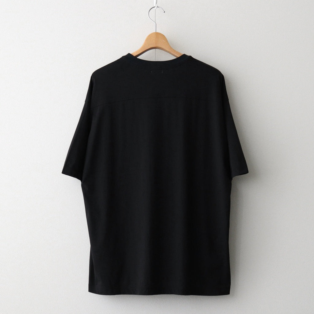 46G Suvin Cotton YOKE T-shirt #BLACK [YK26SS01226CS]