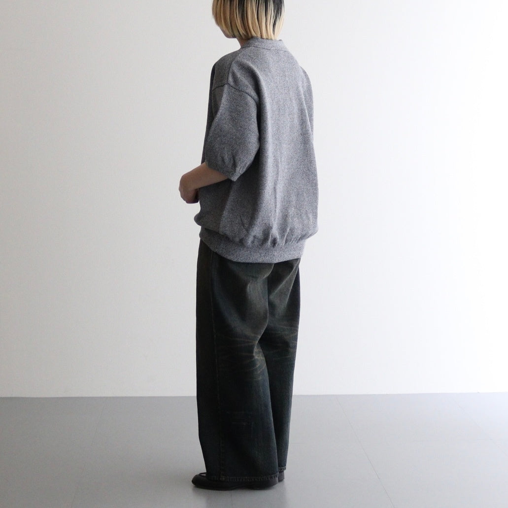 Moss Stitch Polo #D.Gray [2501-011] - ciacura 三重県四日市市の