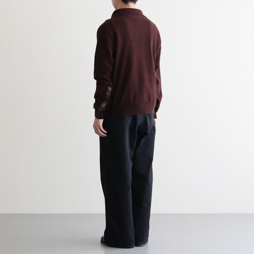 Fine Gauge Skipper Sweater #BROWN [YK25FW01126S]