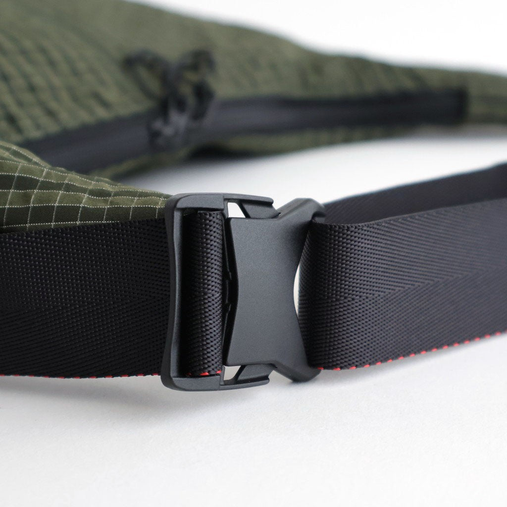 エステルグリッドチェック ショルダーバッグ #KHAKI [HQ-K202-051]