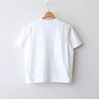 ムラ糸Tシャツ Slub Yarn T-Shirt #WHITE [32061007]