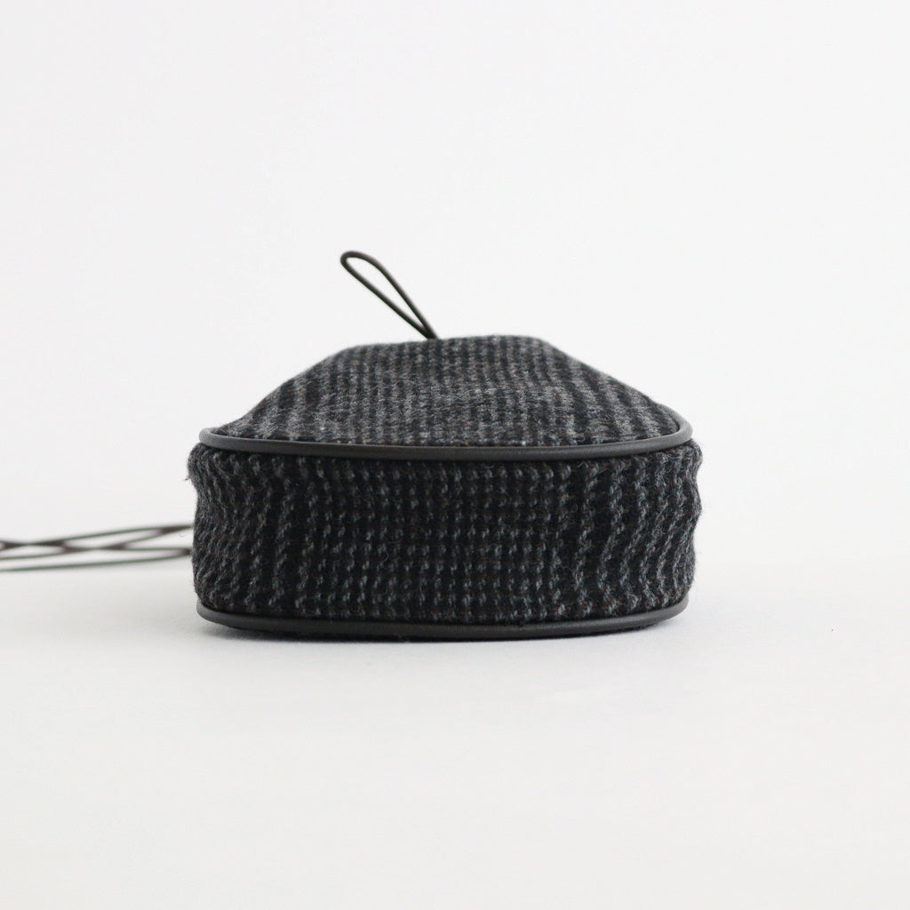 tweed senzu bag #dark brown [xu-b-snz]