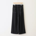 3PLEATED WIDE-LEG TROUSERS #CARBON BLACK [YK25SS0908P]
