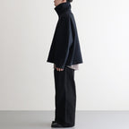 Melton Stand Collar Zip Blouson #BLACK [YK25FW01034B]