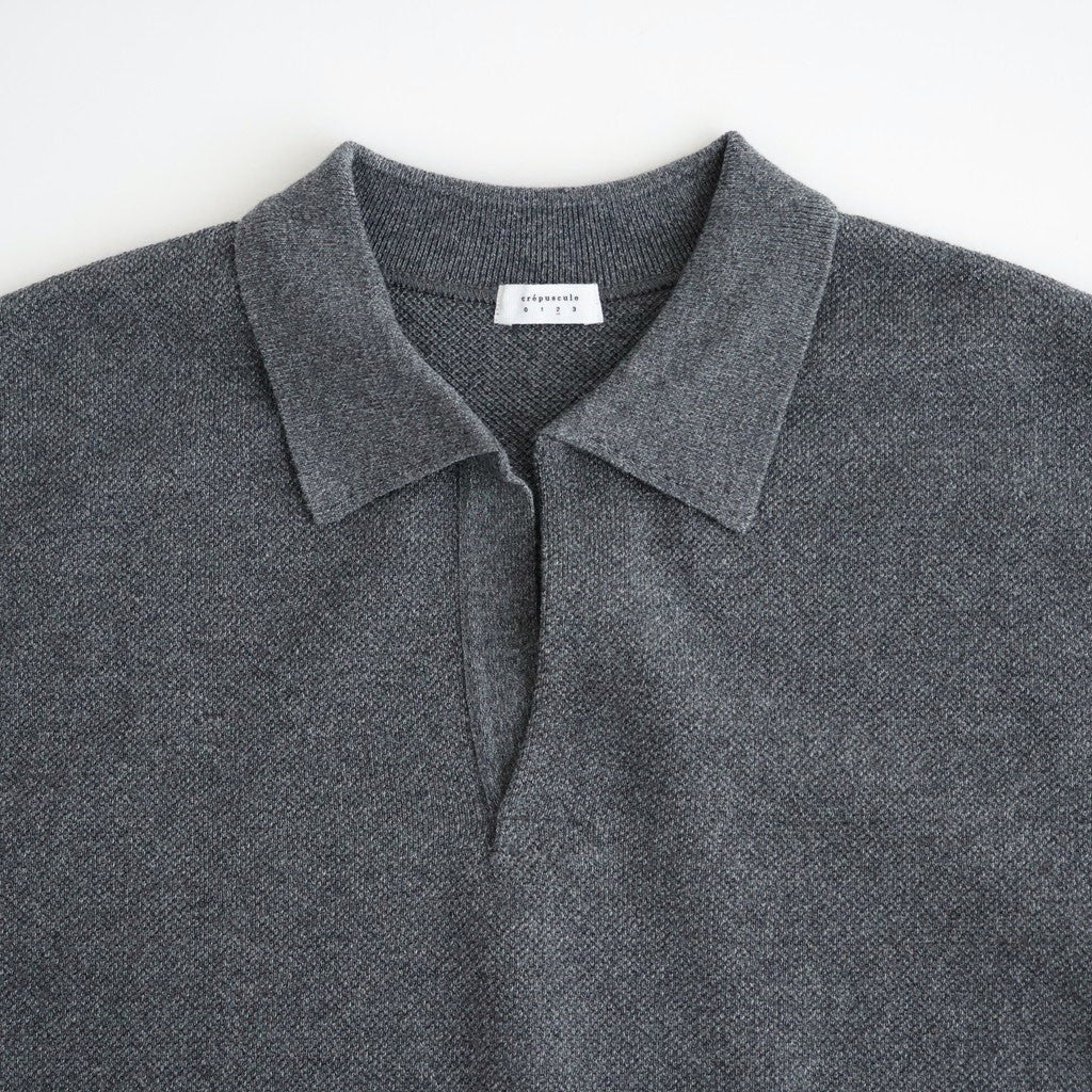 Co/Wo Moss Stitch Skipper #M.GRAY [2603-002]