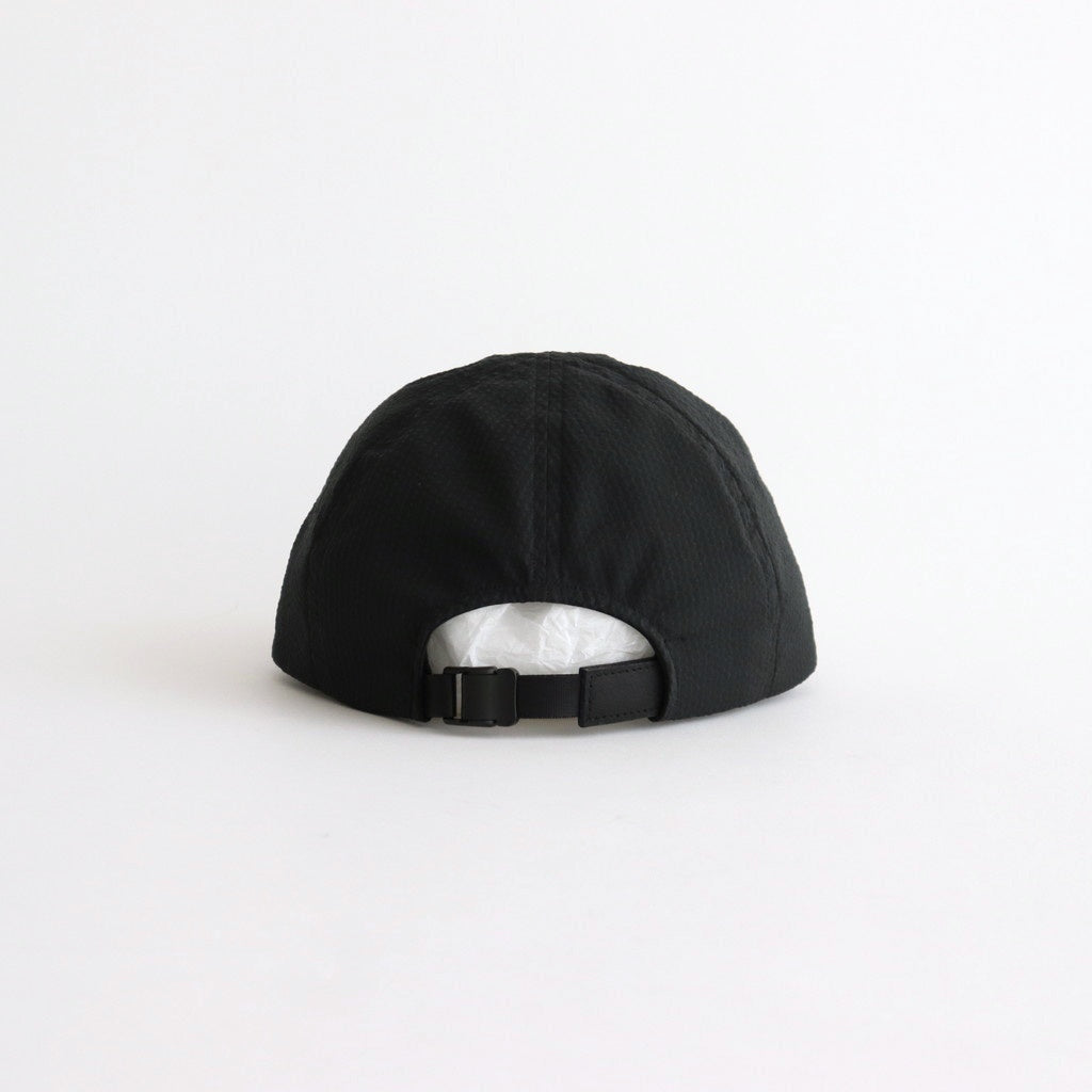 COOLMAX SUCKER LITTLE BRIM CAP #BLACK [NO.27224-A]