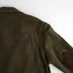 BRITISH TWEED OVERSIZED PEAK LAPEL JACKET #TWEED CHECK [ST.1586]