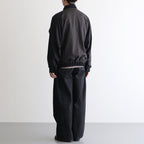 Wool Nylon Reversible Harrington Jacket #BLACK [YK25FW01058B]