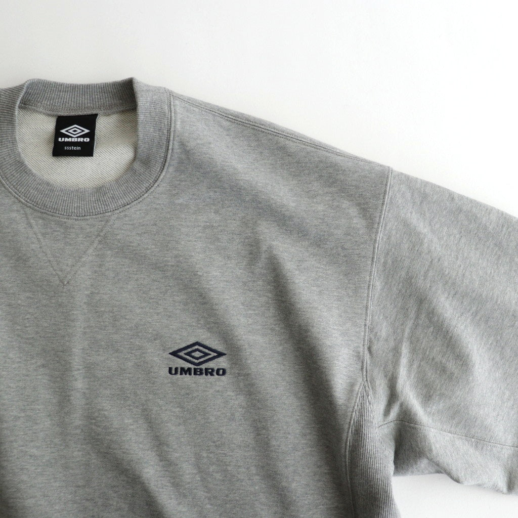 ssstein × UMBRO - HIGH GAUGE COTTON SWEAT LS #GREY [ST.1346]