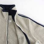Fleece Tight Fit Track Jacket #OATMEAL [I25AW-BC119]