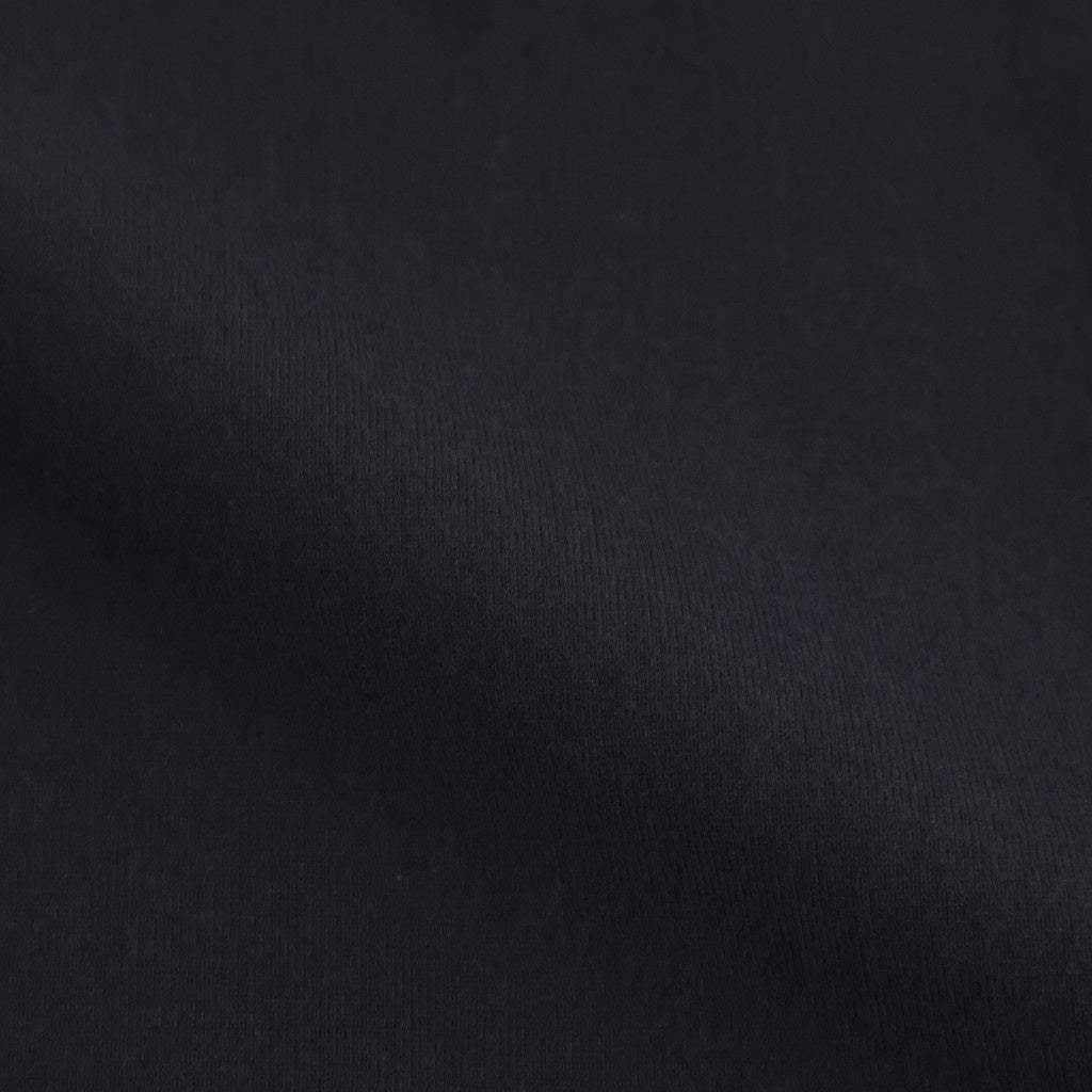 綿天竺 製品プリント S/S Tシャツ #BLACK [HQ-T101-051]