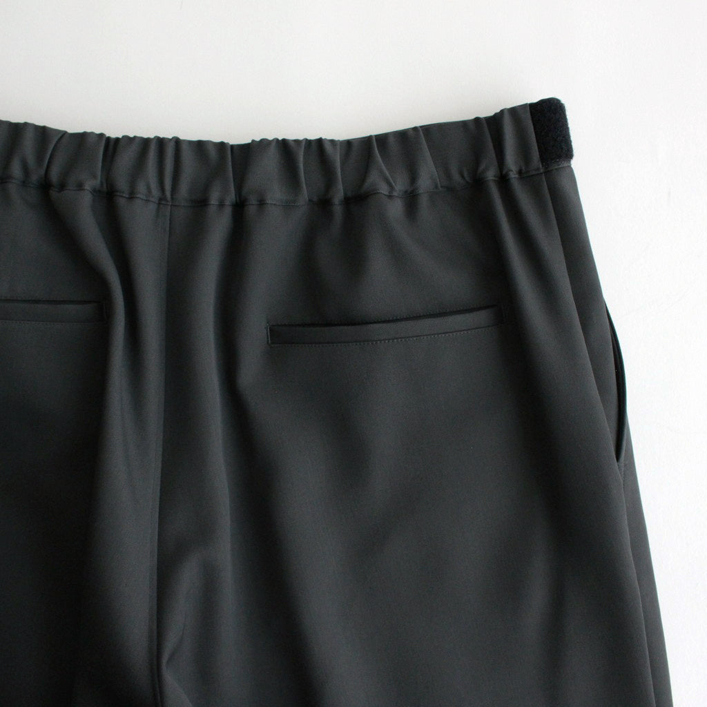 Scale Off Wool Wide Tapered Chef Pants #C.GRAY [GM241-40174B]