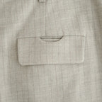 よそいきシンプル2タックワイドPT #BEIGE STRIPE [D226-P153]