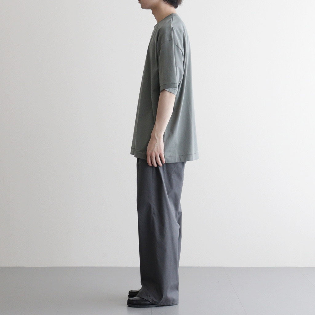 SUVIN 60/2 OVERSIZED T-SHIRT #KHAKI [KKAGLM0015]