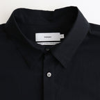 Seersucker Pullover Shirt #BLACK [GU251-50063]