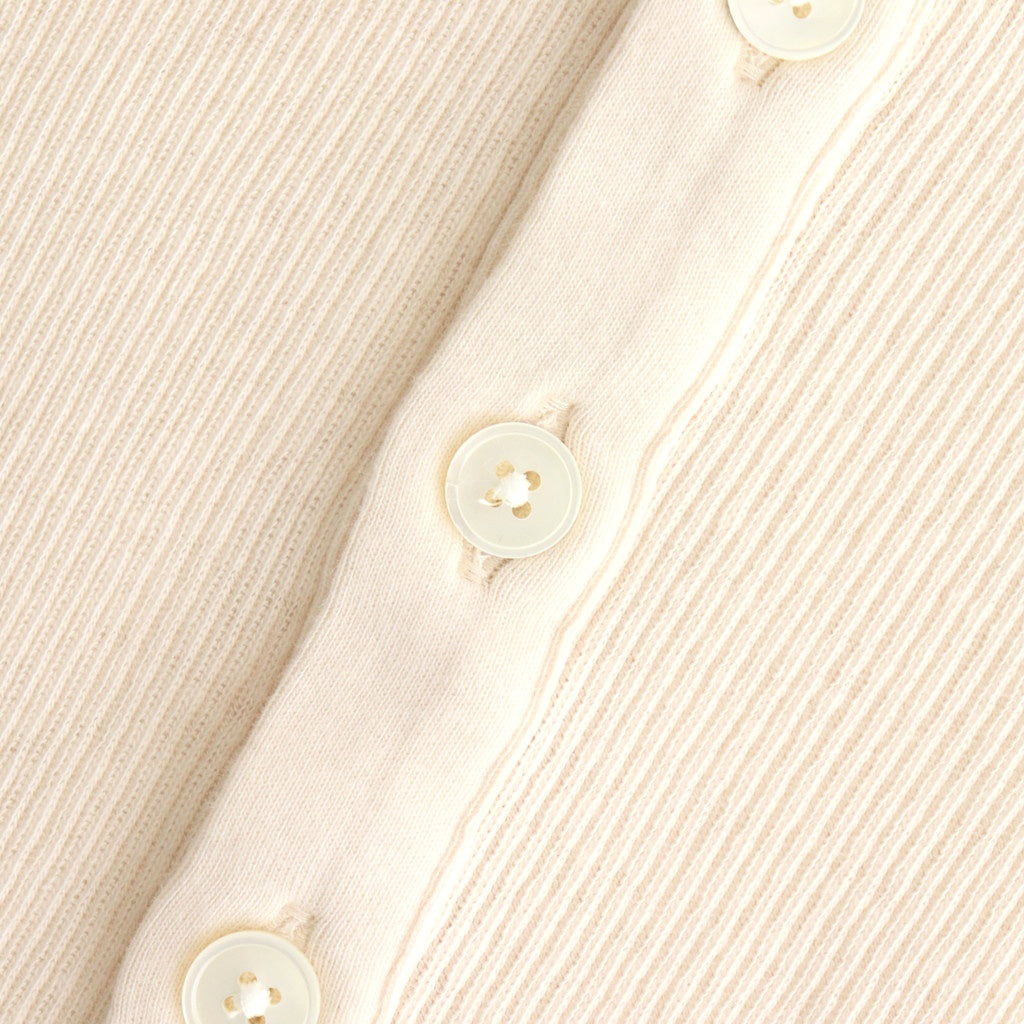ORGANIC SOFT RIB HENLY NECK P/O #IVORY [A25SP03OT]