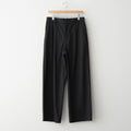 Brushed Cotton Gabardine Wide Straight Pants #BLACK [GM261-40395]