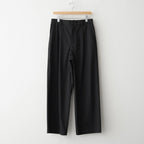Brushed Cotton Gabardine Wide Straight Pants #BLACK [GM261-40395]