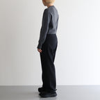 WOOL CASHMERE SILK KNIT SHORT P/O #GRAY [A24AP02WC]