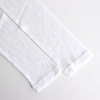 COMPACT RIB LONG SLEEVE T-SHIRT #WHITE [KKAGGM0021]