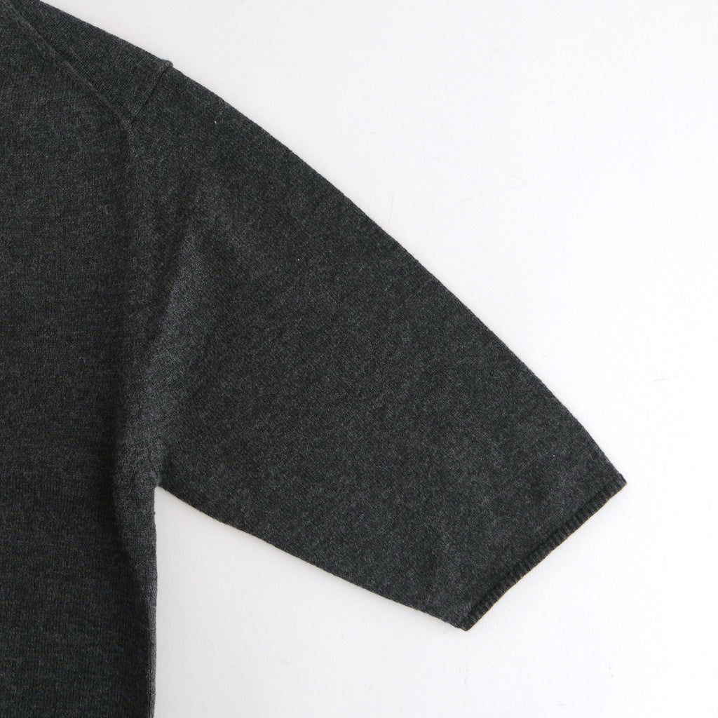 Halfsleeve Highgauge Knit #C/GRY [12520513]