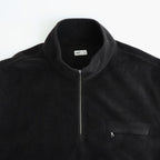Tourist Fine Fleece Half Zip-up #BLACK [AOFWTS003]