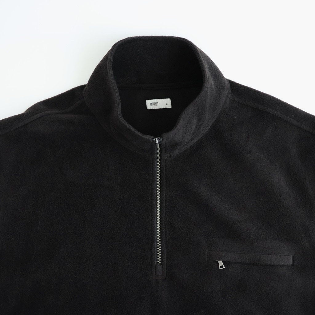 Tourist Fine Fleece Half Zip-up #BLACK [AOFWTS003]