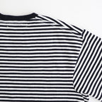 ムラ糸Tシャツ Slub Yarn T-Shirt #WHITE/NAVY [31061007]
