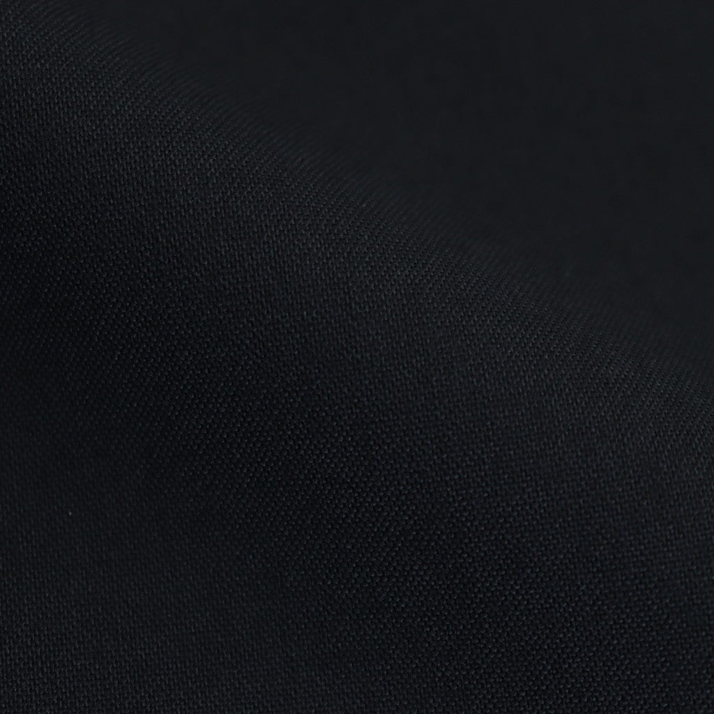 WOOL TROPICAL WIDE EASY PANTS #BLACK [PRAGGM0110]