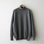 EXTRA FINE WOOL KNIT TURTLE NECK LS #GREY [ST.1635]