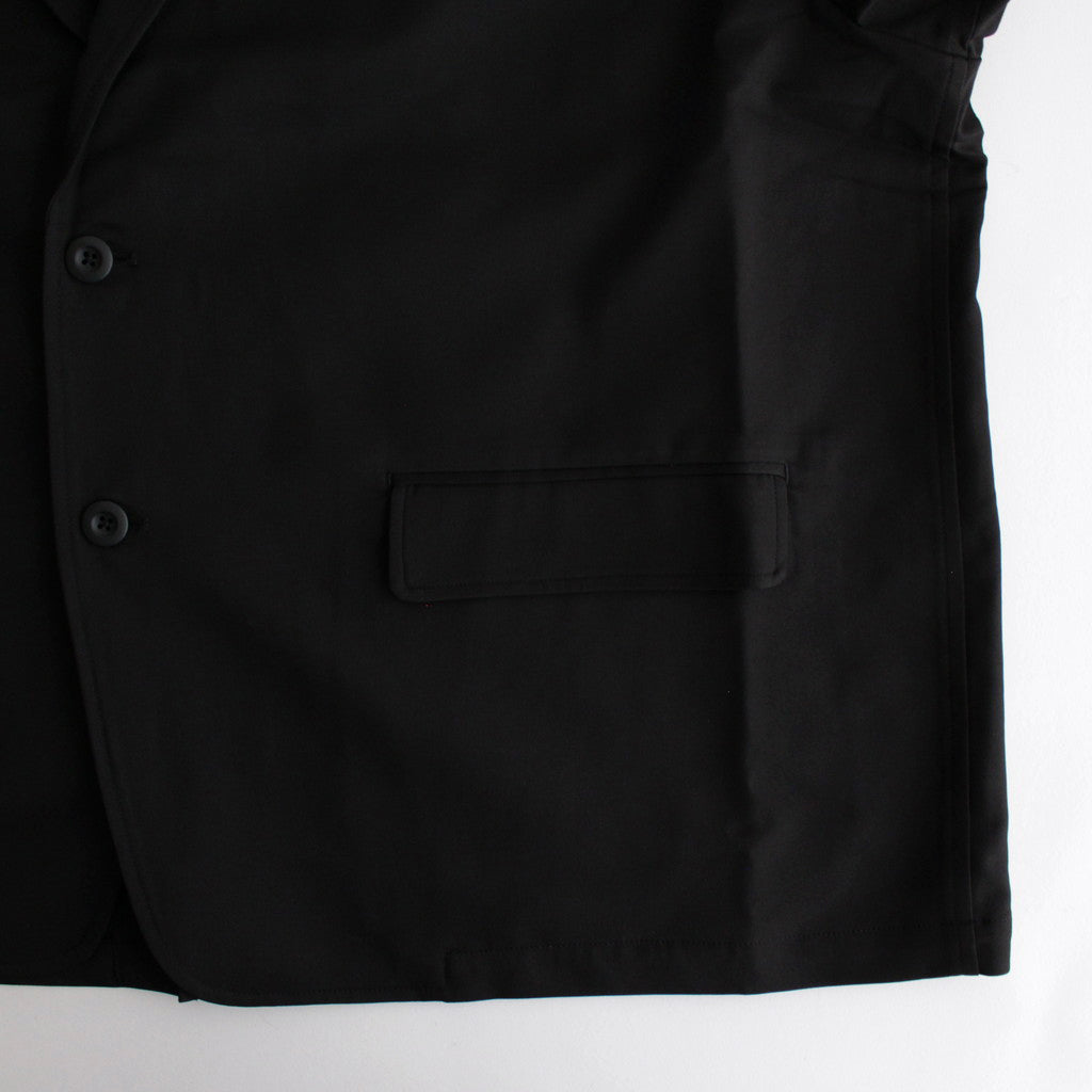 WOOLY TWILL JACKET #BLACK [FSC243-20177]