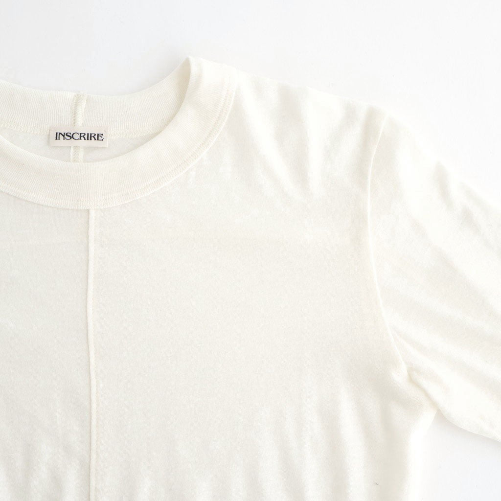 Cotton Cashmere Tee #WHITE [I25AW-CUT3]