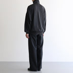 SUPER HIGH GAUGE SWEAT ZIP BLOUSON #INK BLACK [A25AB01CU]