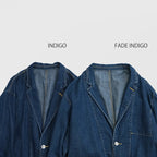 WORKERS DENIM JACKET #FADE INDIGO [FSC261-20264FB]