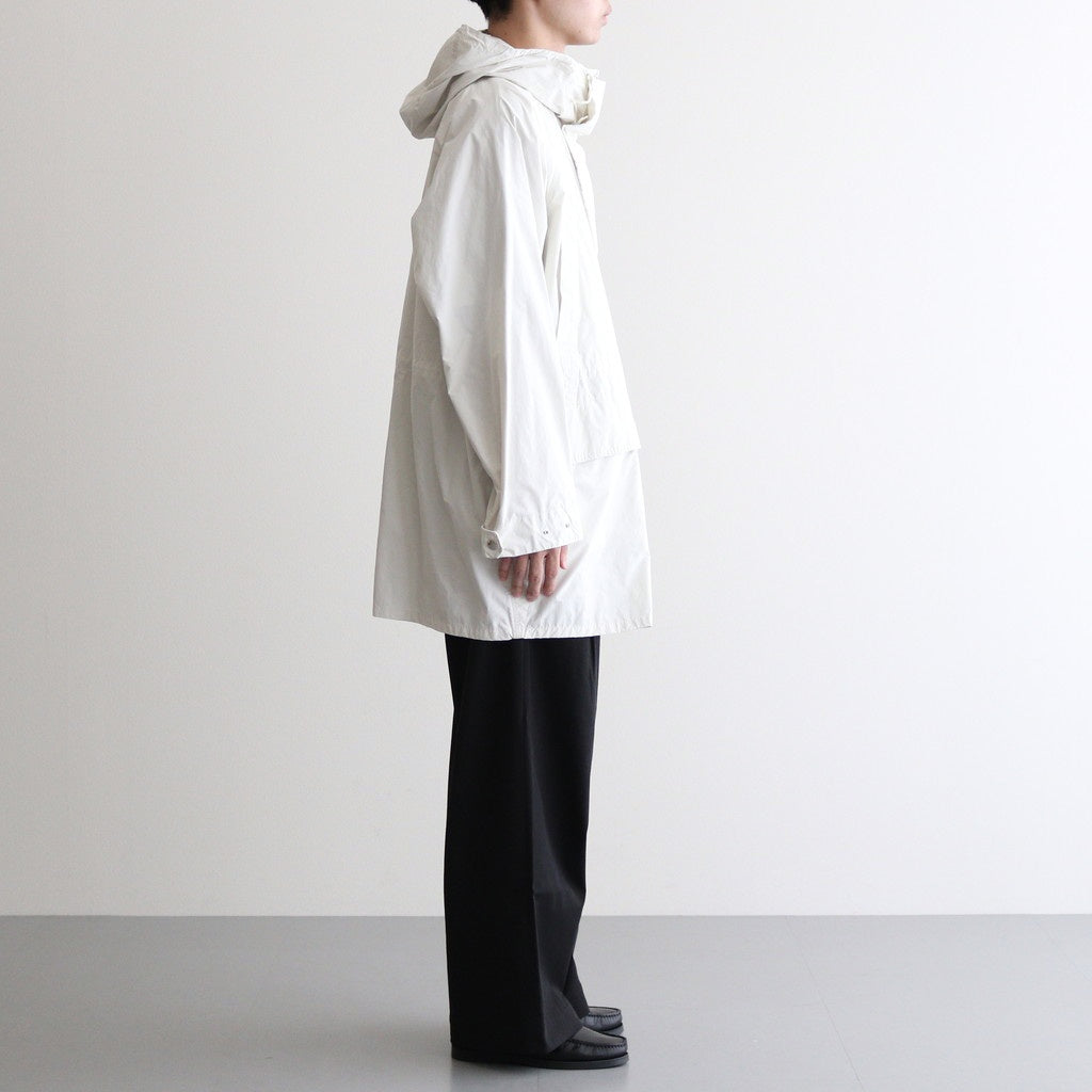 HOODED BLOUSON #FOG WHITE [YK23SS0459B]