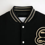 WOOL VARSITY JACKET #BLACK [26330201]